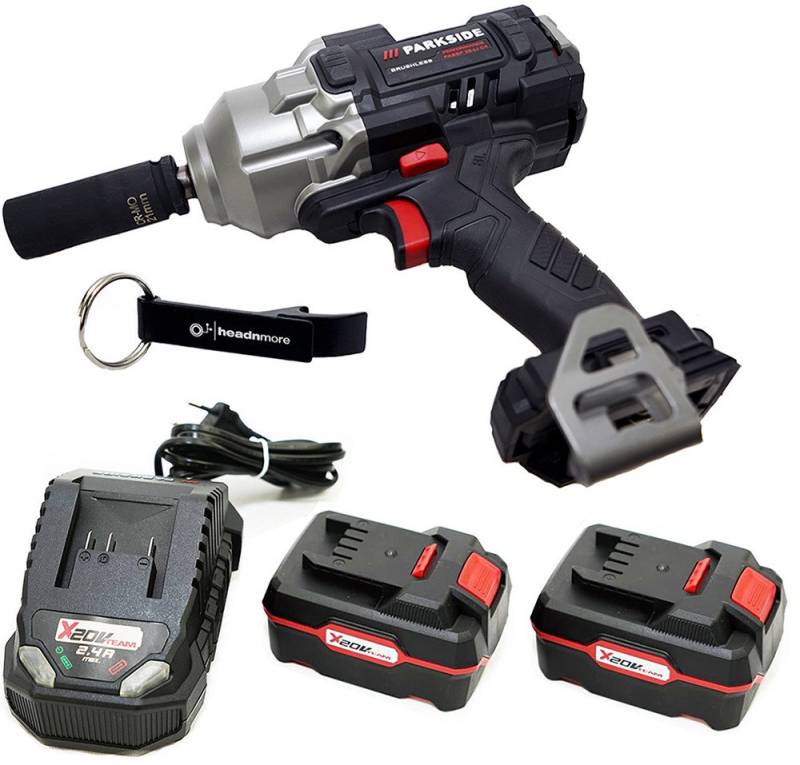 PARKSIDE PERFORMANCE® Akku-Drehschlagschrauber 20V Akku 1/2" PASSP 20 Schlagschrauber 1356 Nm, 1550 U/min, 1356 Nm von PARKSIDE PERFORMANCE®