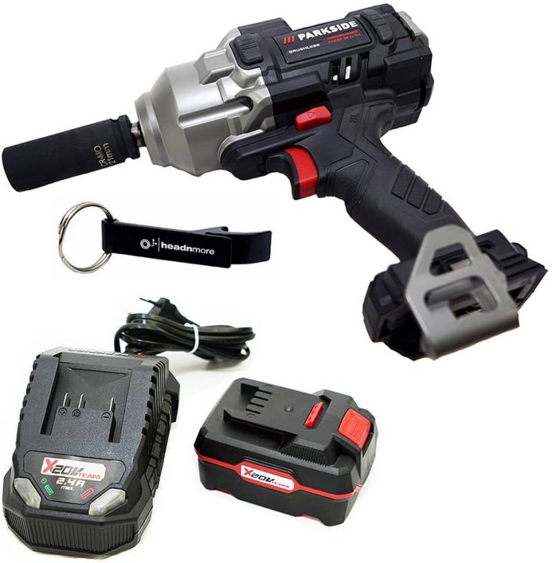 PARKSIDE PERFORMANCE® Akku-Drehschlagschrauber 20V Akku 1/2" PASSP 20 Schlagschrauber 1356 Nm, 1550 U/min, 1356 Nm von PARKSIDE PERFORMANCE®
