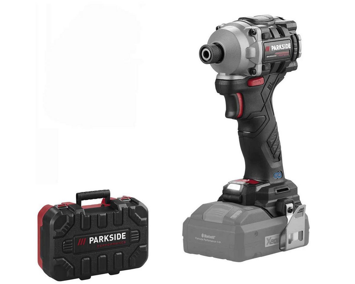 PARKSIDE PERFORMANCE® Akku-Drehschlagschrauber Performance Drehschlagschrauber 1/4" PDSSAP 20V, ohne Akku,Ladegerät von PARKSIDE PERFORMANCE®