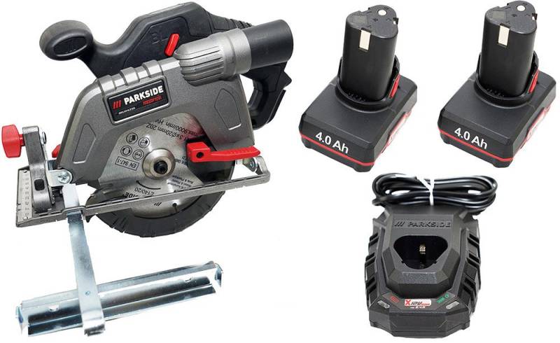PARKSIDE PERFORMANCE® Akku-Handkreissäge 12V Akku Hand Kreissäge PHKSAP 12 im Transportkoffer von PARKSIDE PERFORMANCE®