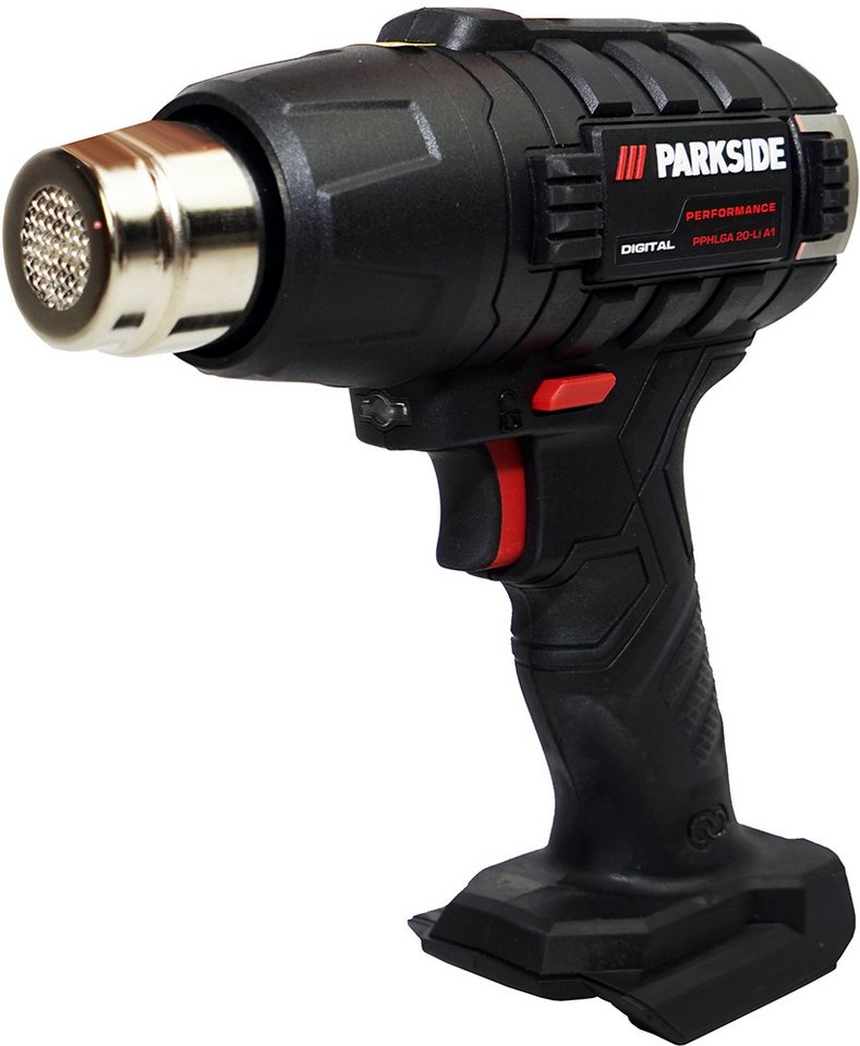 PARKSIDE PERFORMANCE® Akku-Heißluftgebläse 20V Akku Heißluftpistole Heißluftfön PPHLGA 20 (ohne Akku), bis max. 500 °C, 6-stufig einstellbares Gebläse von PARKSIDE PERFORMANCE®
