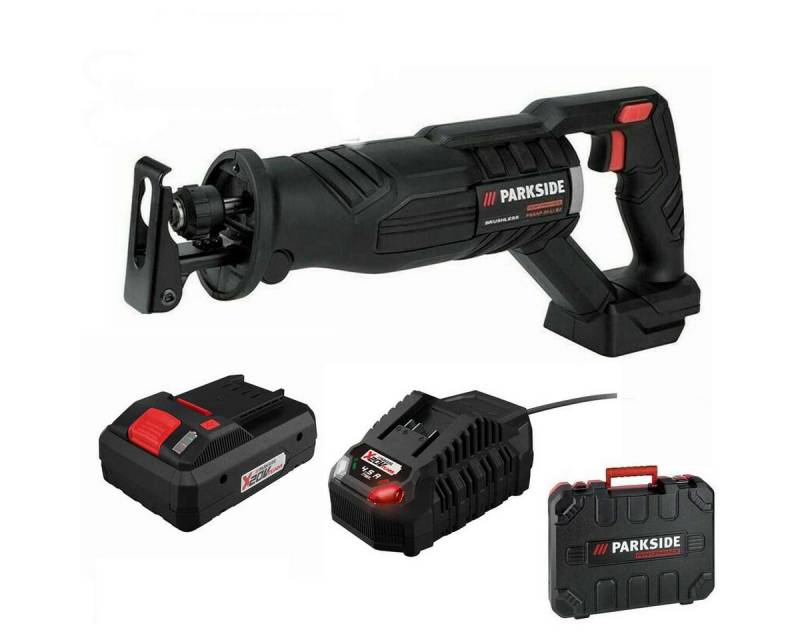 PARKSIDE PERFORMANCE® Akku-Säbelsäge Akku-Säbelsäge Brushless 20V PSSAP + Akku 4.0 Ah Schnelladegerät 4.5A von PARKSIDE PERFORMANCE®