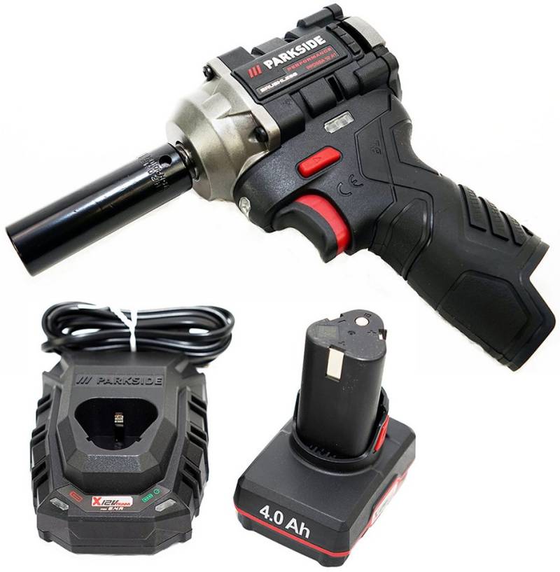 PARKSIDE PERFORMANCE® Akku-Schlagschrauber 12V ½" Akku Drehschlagschrauber PPDSSA 12 im Transportkoffer, 2700 U/min, 300 Nm von PARKSIDE PERFORMANCE®