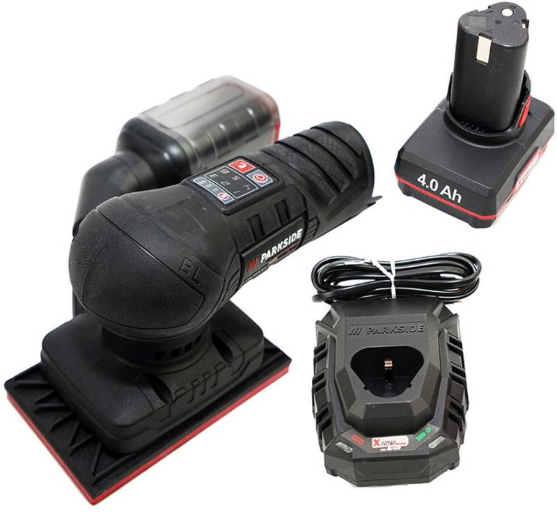 PARKSIDE PERFORMANCE® Akku-Schwingschleifer 12V Akku Schwingschleifer PASSP 12, max. 10000 U/min von PARKSIDE PERFORMANCE®
