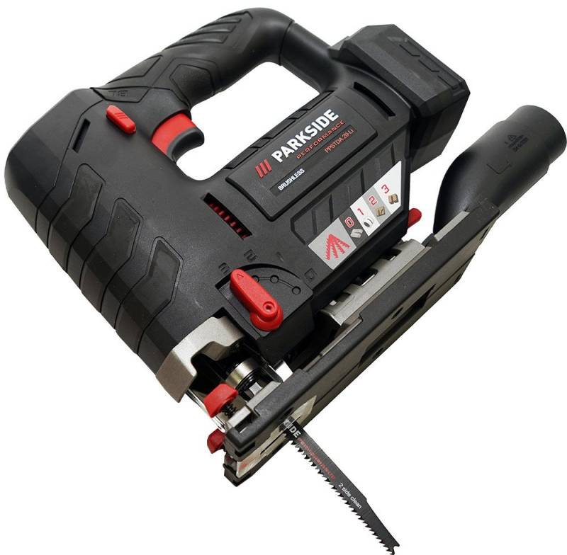 PARKSIDE PERFORMANCE® Akku-Stichsäge 20V Akku Stichsäge PPSTDA 20 (ohne Akku), 5 wählbare Schnittwinkel von PARKSIDE PERFORMANCE®