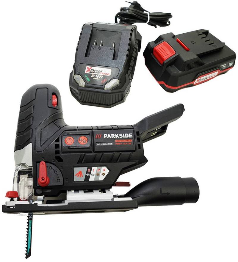 PARKSIDE PERFORMANCE® Akku-Stichsäge 20V Akku Stichsäge PSSPA 20 im Transportkoffer von PARKSIDE PERFORMANCE®