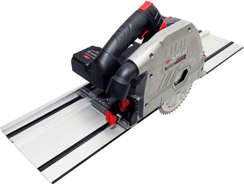 PARKSIDE PERFORMANCE® Akku-Tauchsäge 20V Akku Tauchsäge Handkreissäge Kreissäge PPTSA 20 (ohne Akku), Stufenlos neigbares Sägeblatt für exakte Gehrungsschnitte von PARKSIDE PERFORMANCE®