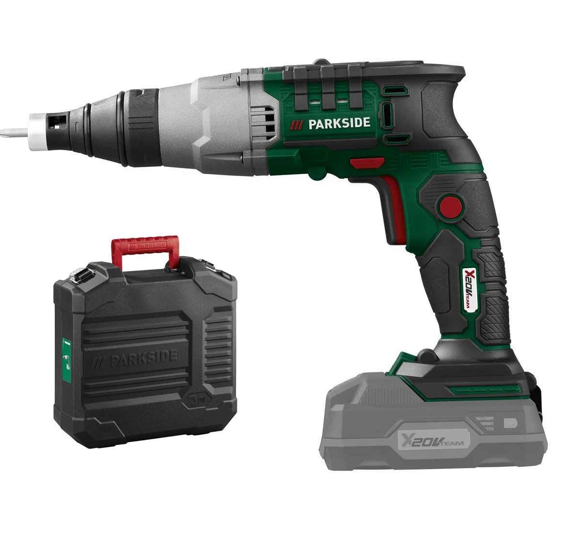 PARKSIDE PERFORMANCE® Akku-Trockenbauschrauber PARKSIDE 20V Akku-Trockenbauschrauber PTBSA 20-Li ohne Akku, Ladegerät von PARKSIDE PERFORMANCE®