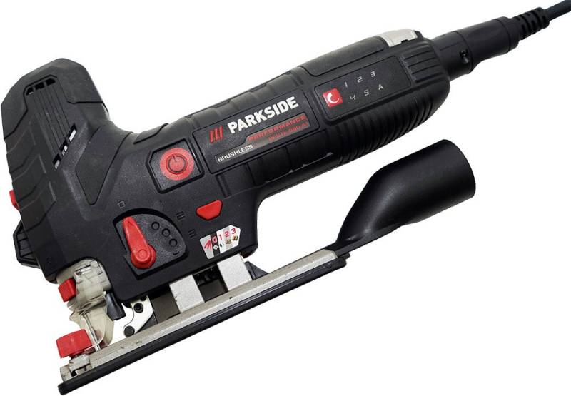 PARKSIDE PERFORMANCE® Pendelhubstichsäge elektrisch Elektrische Stichsäge PPSTK 550, Laserführung und LED-Arbeitslicht von PARKSIDE PERFORMANCE®