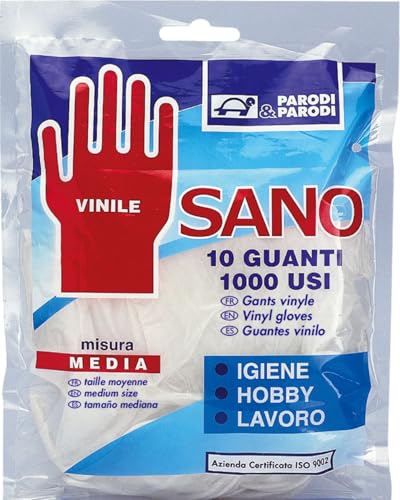 PARODI & PARODI Gesunde Vinylhandschuhe Größe M 10 Paar Art. 152 PARODI & PARODI Gesunde Vinylhandschuhe Größe M 10 Paar Art. 152 von PARODI & PARODI
