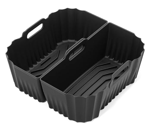 3er-Set Silikonformen für Airfryer – Wiederverwendbare Einsätze statt Backpapier, kompatibel mit Philips, COSORI, Tefal, Ninja & Russell Hobbs von PARPAT