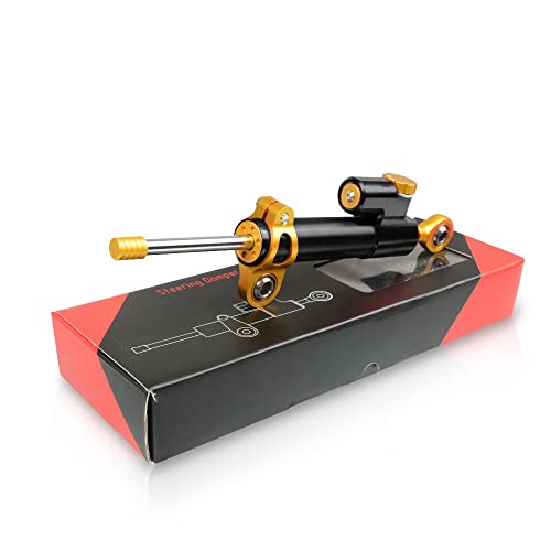 PARREN Lenkungsdämpfer Stabilisator CNC Aluminium Lenkungsdämpfer Stabilisator Elektroroller Richtungsstabilisator Dämpfer Für Kaabo Mantis Scooter Zubehör von PARREN