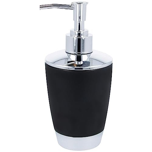 PARSA Beauty Seifenspender Elegance (Schwarz) – Dekorativer Soap Dispenser für stilvolle Handhygiene – Dispenser für Flüssigseife und Spülmittel – Seifenspender modern für zu Hause von PARSA Beauty