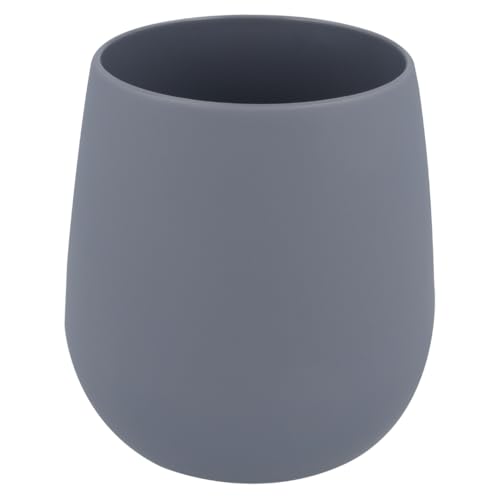 PARSA Beauty Zahnputzbecher Pure (Dunkelgrau) – Dekorativer Zahnbürstenhalter für stilvolle Mundpflege – Zahnbürstenbecher aus bruchsicheren Kunststoff – ideale Ergänzung für das Badezimmer von PARSA BEAUTY