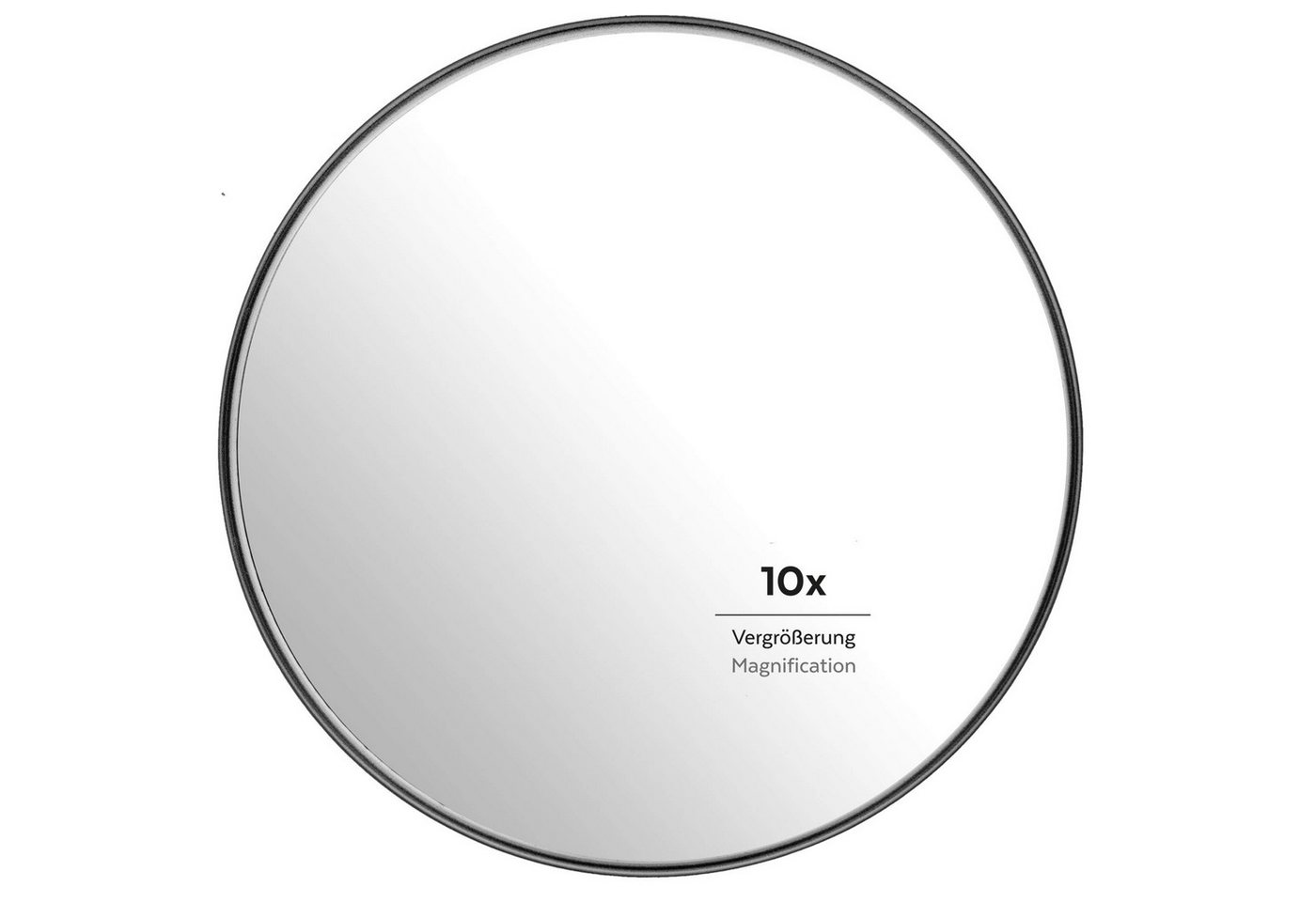 PARSA Beauty Spiegel Saugnapf Spiegel Badspiegel mit 10-fach Vergrößerung schwarz-matt PARSA Beauty Spiegel Saugnapf Spiegel Badspiegel mit 10-fach Vergrößerung schwarz-matt von PARSA Beauty