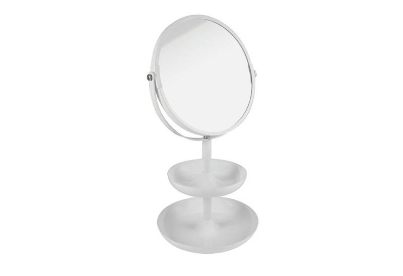 PARSA Beauty Spiegel Standspiegel Etagere weiß matt mit 3-fach Vergrößerung von PARSA Beauty