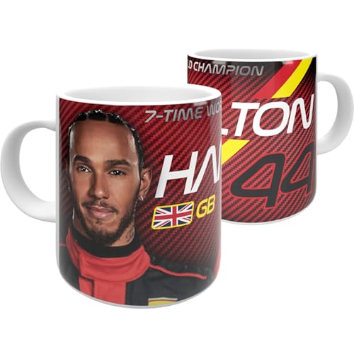Partisan Lewis Hamilton F1 Keramiktasse, 57,5 - 325 ml von Partisan