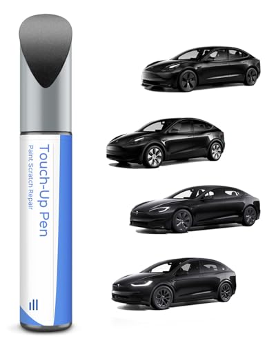 (PBSB) Solid Black Tesla Lackstift -DIY Kratzer Reparatur mit Farbabstimmung für Model 3/Y/S/X von PARTS4EV