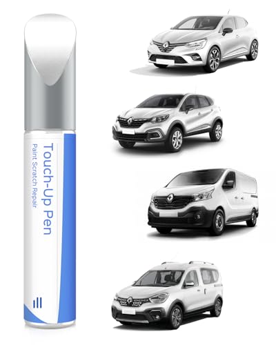 369 Blanc Glacier/Arktis-Weiss Ausbesserungsfarbe für Renault Exakte Übereinstimmung – Ausbesserung von Kratzern und Abplatzungen von PARTS4EV