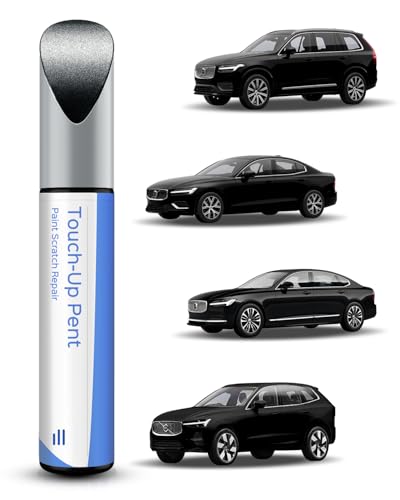 PARTS4EV 717 Onyx Black Metallic Lackstift Kompatibel mit Volvo S60L/XC60/S90/XC90 Exakte Übereinstimmung für Chips und Kratzer von PARTS4EV