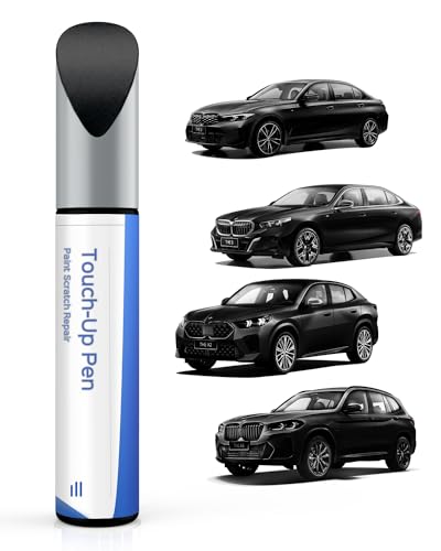 Ausbesserungsfarbe für BMW 3 Series/5 Series/ X2/X3 2018 /X4/X5 2018 – Exakte Übereinstimmung – Ausbesserung von Kratzern und Abplatzungen – Black Sapphire Metallic (475) von PARTS4EV