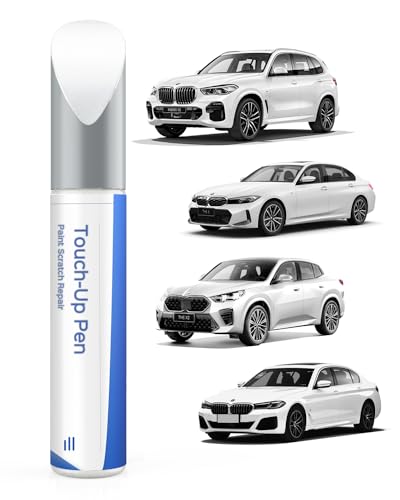 Ausbesserungsfarbe für BMW 3/5/7 Series/X2/X4/2018 X5– Exakte Übereinstimmung – Ausbesserung von Kratzern und Abplatzungen – Alpine Weiß (300) von PARTS4EV