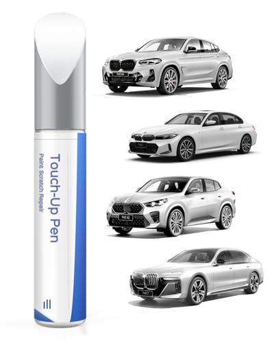 Ausbesserungsfarbe für BMW 2/3/5 Series/X1/2020 X2/18 X3/X4– Exakte Übereinstimmung – Ausbesserung von Kratzern und Abplatzungen – Mineralweiß metallic(A96) von PARTS4EV