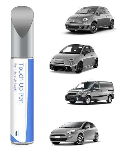 PARTS4EV 113/A /113 Grigio Artenso Metallic/Artense Grau Metallic Ausbesserungsfarbe für Fiat Exakte Übereinstimmung – Ausbesserung von Kratzern und Abplatzungen von PARTS4EV