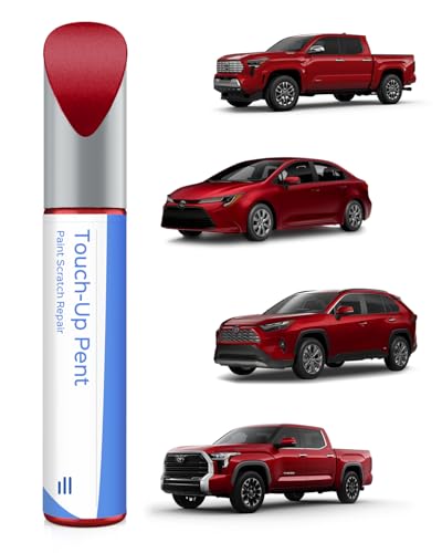PARTS4EV 3R3 Barcelona Red Pearl Lackstift für Toyota – Exakte Übereinstimmung für Chips und Kratzer von PARTS4EV
