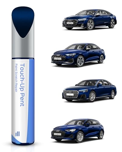 PARTS4EV LX5H/2D Navarra Blau Metallic Ausbesserungsfarbe – Exakte Übereinstimmung für Audi TT/S6/TTS Quattro/S7/S8/A3/S3– Ausbesserung von Kratzern und Abplatzungen von PARTS4EV