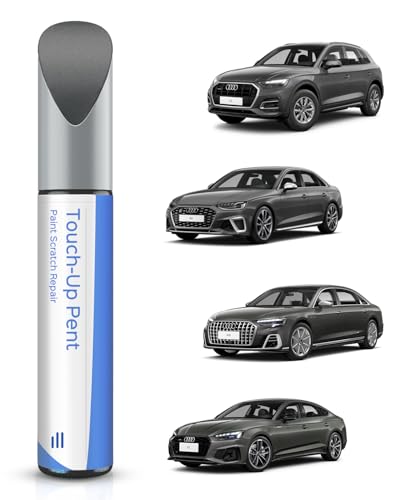 PARTS4EV LX7R/0C Monsun Grau Metallic Ausbesserungsfarbe – Exakte Übereinstimmung für Audi Q5/A4/A8/A5/S8/S5/A3– Ausbesserung von Kratzern und Abplatzungen von PARTS4EV