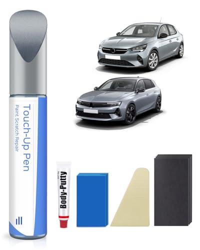 PARTS4EV Z163/163 Lichtsilber Ausbesserungsfarbe Kit für Opel Exakte Übereinstimmung – Ausbesserung von Kratzern und Abplatzungen von PARTS4EV