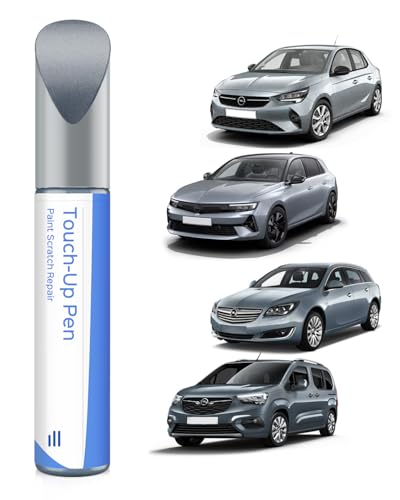 PARTS4EV Z163/163 Lichtsilber Ausbesserungsfarbe für Opel Exakte Übereinstimmung – Ausbesserung von Kratzern und Abplatzungen von PARTS4EV