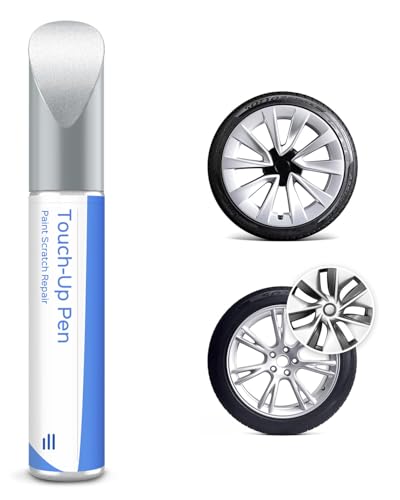 Starlight Silber Tesla Felgen Lackstift- DIY Felgen Reparatur für Model 3 19 Zoll/Model Y19 Zoll von PARTS4EV