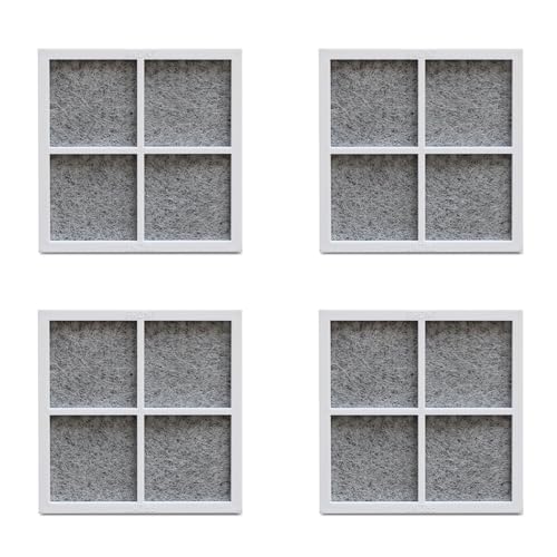 4 Stück Fresh Luftfilter für Kühlschrank, Kompatibel mit LG Pure N Fresh ADQ73214405 ADQ73214404 ADQ73214408, Antibakterieller Pur Air Kühlschrankfilter von PARTSEE
