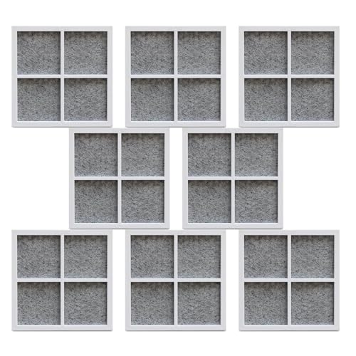 8 Stück Fresh Luftfilter für Kühlschrank, Kompatibel mit LG Pure N Fresh ADQ73214405 ADQ73214404 ADQ73214408, Antibakterieller Pur Air Kühlschrankfilter von PARTSEE
