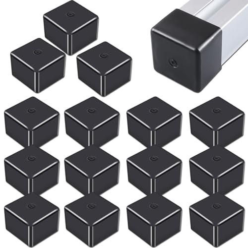 PARTSEE Endkappen 40x40 Solarschiene Aluprofil, Schützen Solarmodul Halterung Montageschiene, Vierkantrohreinsätze Endkappe Abdeckkappe für Montageprofil 40x40 Solar (16pcs) von PARTSEE