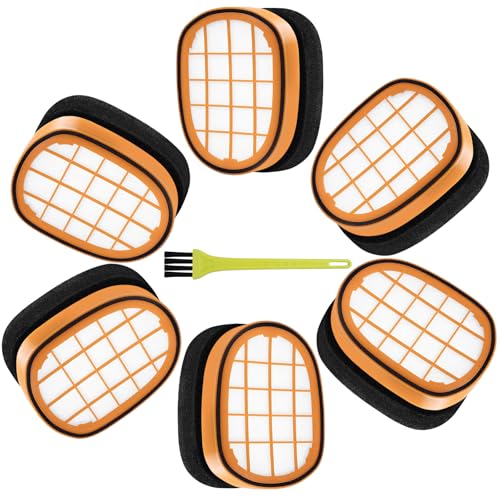 PARTSEE Filter für Philips SpeedPro Max Akkusauger, Ersatzfilter Zubehör für Philips Staubsauger FC6812 FC6813 FC6822 FC6823 FC6826 FC6901-FC6904 XC7042/01 XC8045/01 XC8147/01 (6 Stück) von PARTSEE