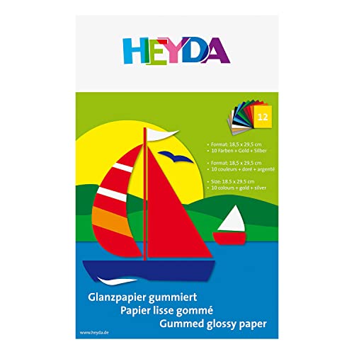 NEU Glanzpapapier-Mappe 12 Blatt in sortierten Farben NEU Glanzpapapier-Mappe 12 Blatt in sortierten Farben von PARTY DISCOUNT