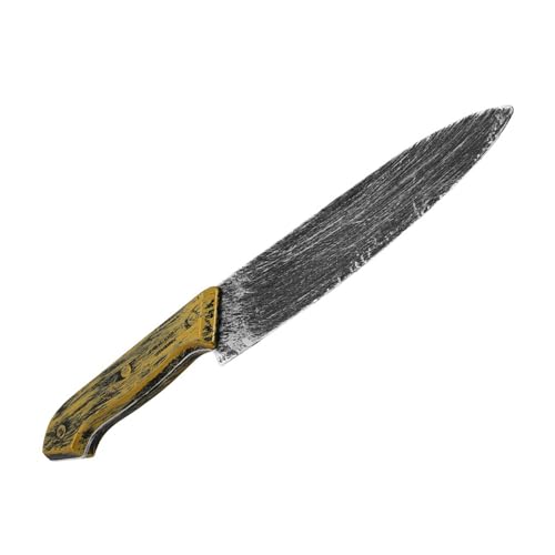 PARTY DISCOUNT NEU Küchenmesser in Reality-Bronzeoptik, Halloweendeko, Größe ca. 30 cm x 4 cm von PARTY DISCOUNT