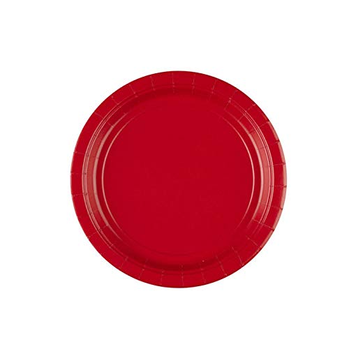 PARTY DISCOUNT Teller rot, 22,8 cm, 8 STK. von PARTY DISCOUNT