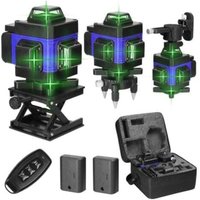4D 16 Linien Laser Level 3° Selbstnivellierende Maschine USB Wiederaufladbare Lithiumbatterie mit vertikalen horizontalen Neigungslinien, Blau - Blau 4D 16 Linien Laser Level 3° Selbstnivellierende Maschine USB Wiederaufladbare Lithiumbatterie mit vertikalen horizontalen Neigungslinien, Blau - Blau von PARYOU