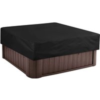 Bache d'extérieur pour Spa Housse de Bain à Remous Carrée Etanche Couverture de Spa en Tissu Polyester 190T Anti-poussière Anti-UVavec Un Sac de Bache d'extérieur pour Spa Housse de Bain à Remous Carrée Etanche Couverture de Spa en Tissu Polyester 190T Anti-poussière Anti-UVavec Un Sac de von PARYOU