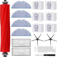 Kit Pièces d'rechange Compatible pour Roborock S7 S7 Plus S7 MaxV S7 MavV Ultra Aspirateur-6 Sacs à Poussière, 1 Brosse à Rouleaux Principale, 2 Kit Pièces d'rechange Compatible pour Roborock S7 S7 Plus S7 MaxV S7 MavV Ultra Aspirateur-6 Sacs à Poussière, 1 Brosse à Rouleaux Principale, 2 von PARYOU