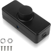 LED-Lichtdimmer, intelligente Tastenschalter und Dimmer, 220–240 V/50 Hz, 3–100 w, geräuschloser, verstellbarer Drehdimmer für LED-Lampen von PARYOU