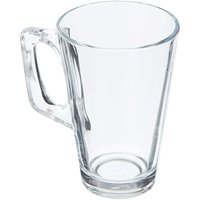 2-er Set Vela Style 55201 Tee oder Kaffee Glastasse mit Henkel, ca. 250 ml Fassungsvermögen - Pasabahce von PASABAHCE
