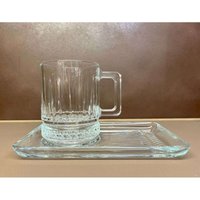 2er Untertassen set Cay Tabagi Unterteller transparent - Pasabahce von PASABAHCE