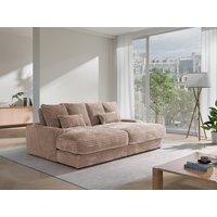 3-Sitzer-Sofa mit bequemer tiefer Sitzfläche aus grobem Cordstoff in Taupe CALAZO von Pascal Morabito 3-Sitzer-Sofa mit bequemer tiefer Sitzfläche aus grobem Cordstoff in Taupe CALAZO von Pascal Morabito von PASCAL MORABITO