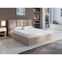 Bett mit Bettkasten - 180 x 200 cm - Stoff - Beige - ELIAVA von Pascal Morabito von PASCAL MORABITO