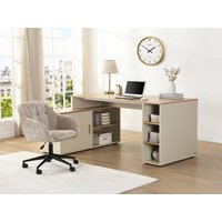 Bürostuhl - Strukturstoff - Beige - Höhenverstellbar - LASSANDRA von Pascal Morabito Bürostuhl - Strukturstoff - Beige - Höhenverstellbar - LASSANDRA von Pascal Morabito von PASCAL MORABITO